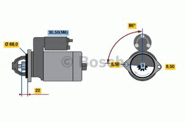 0986018350 Bosch