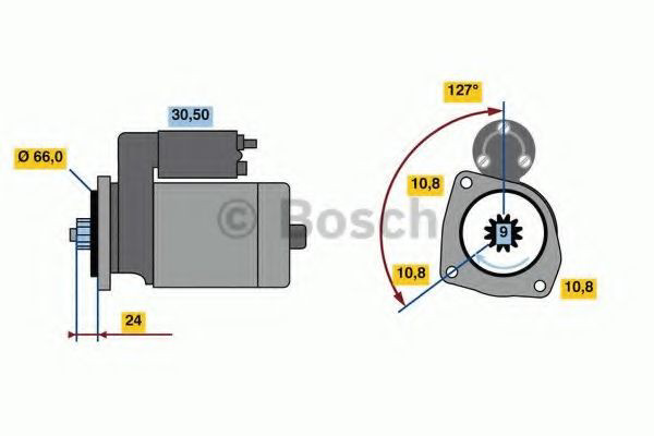 0986022760 Bosch Arranque motores