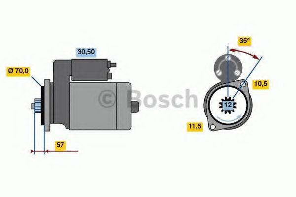 0986023540 Bosch Arranque motores