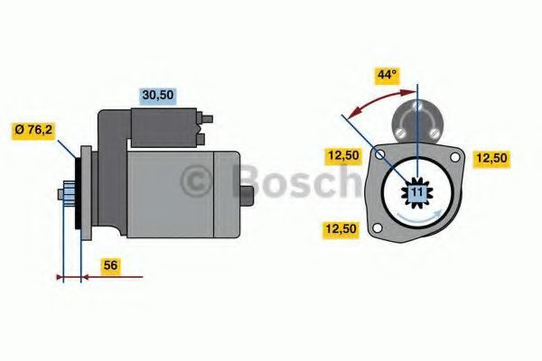 Arrancador Bosch 0986024100