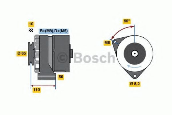 Alternador del motor Bosch 0986034220 precio, desde 56,63 EUR