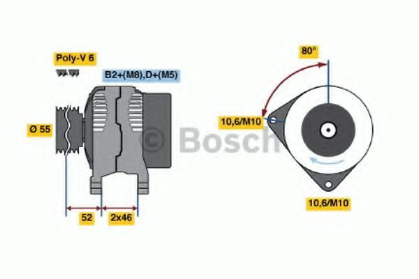 Generador Bosch 0986041930
