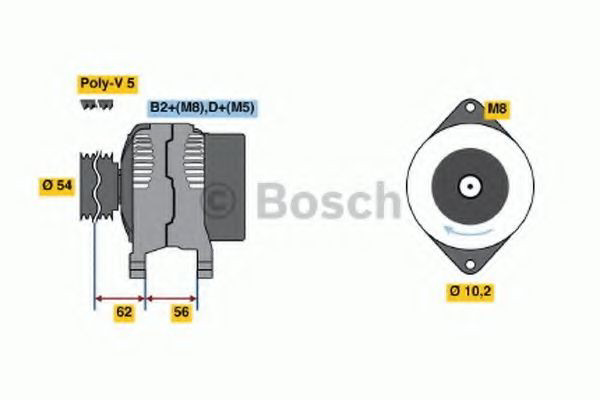 Alternador del motor Bosch 0986042740 precio, desde 173,46 EUR
