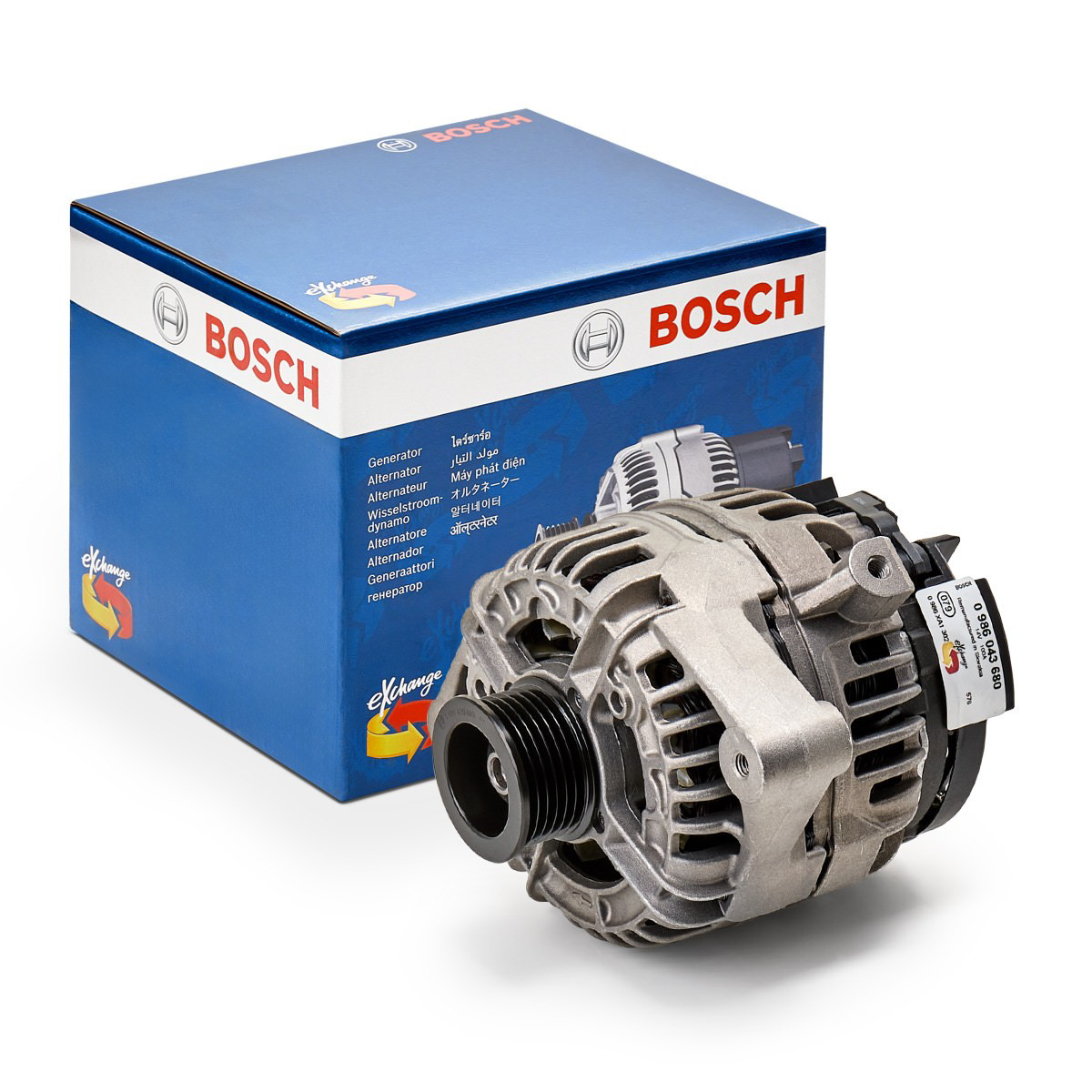 Alternador del motor Bosch 0986043680 precio, desde 159,72 EUR