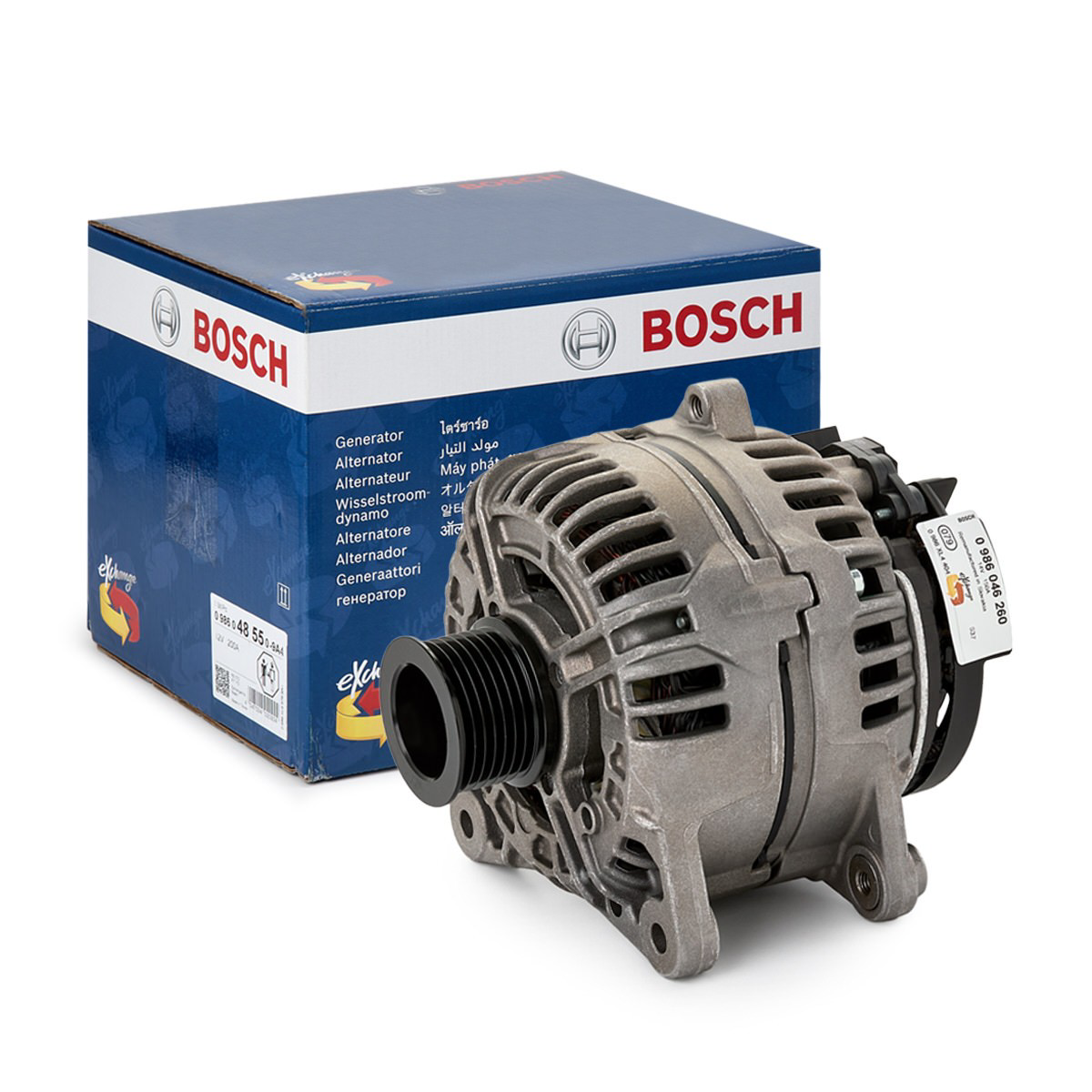 Alternador del motor Bosch 0986046260 precio, desde 240,91 EUR