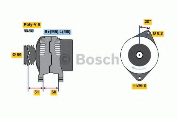 Generador para Peugeot Boxer  (230P)