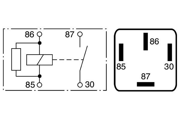 Relé de bomba eléctrica de combustible 0986332030 Bosch