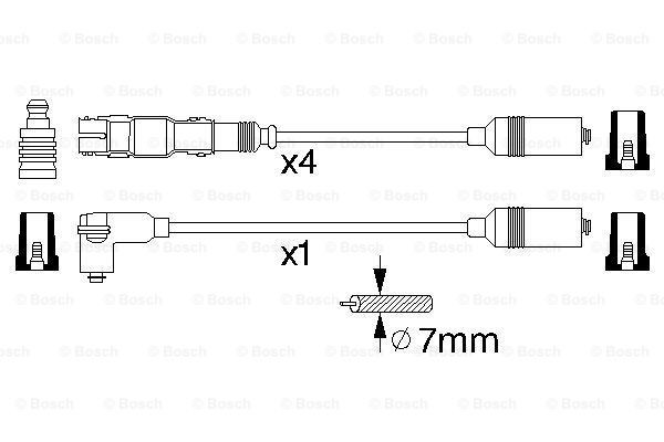 Comprar 0986356304 Bosch Cable de bujía
