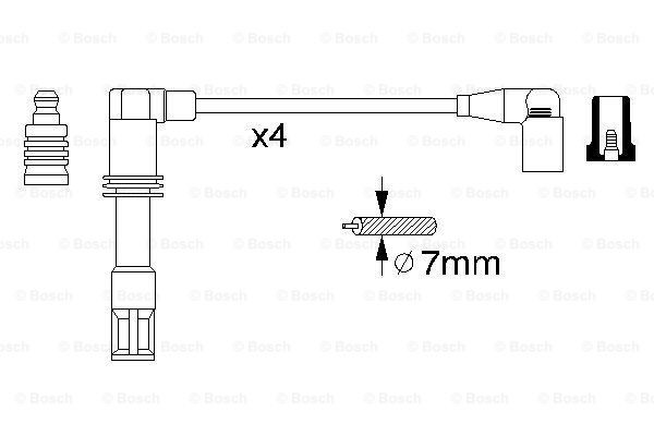Cables de bujías 0986356308 Bosch