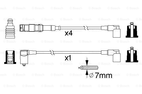 Cables de encendido Bosch 0986356333