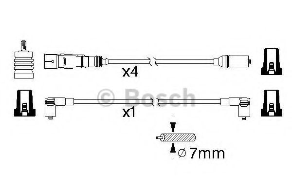 Comprar 0986356338 Bosch Cable de bujía