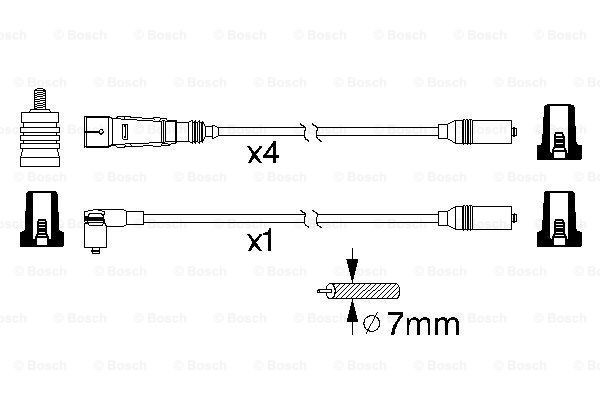 Comprar 0986356339 Bosch Cable de bujía
