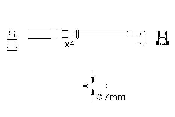 Comprar B789 Bosch Cable de bujía
