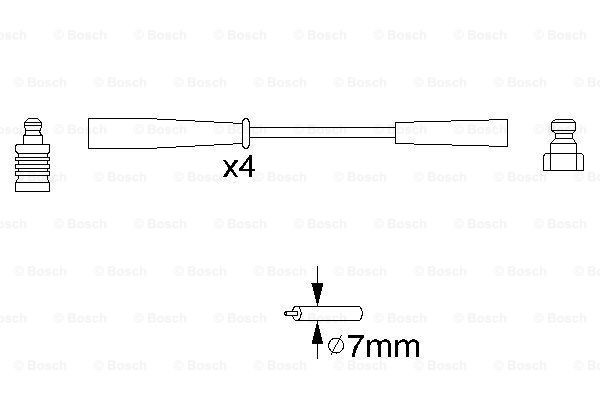 Comprar 0986356817 Bosch Cable de bujía