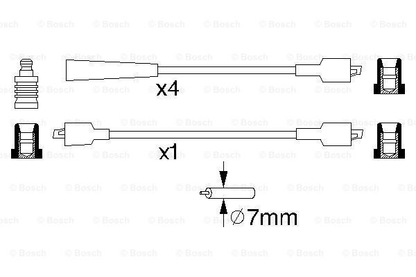 Comprar 0986356828 Bosch Cable de bujía