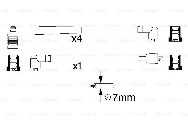 Comprar 0986356841 Bosch Cable de bujía