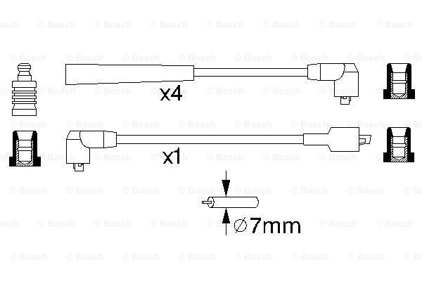 Comprar 0986356859 Bosch Cable de bujía