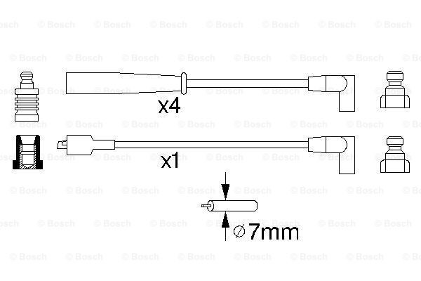 Juego de cables de bujias Bosch 0986356873 precio, desde 22,88 EUR