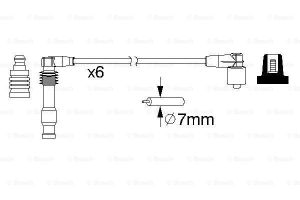 Comprar 0986357162 Bosch Cable de bujía