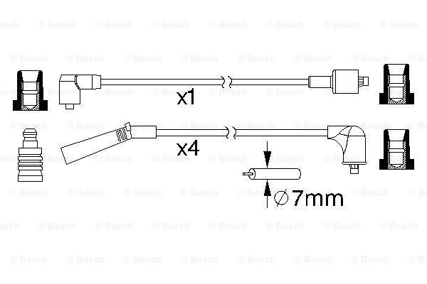 Juego de cables de bujias Mitsubishi L 300 furgoneta (P0W, P1W) (1986 - 2008) precio, desde 37,66 EUR