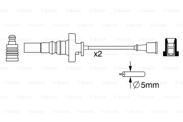 Juego de cables de bujias Bosch 0986357273 precio, desde 28,96 EUR