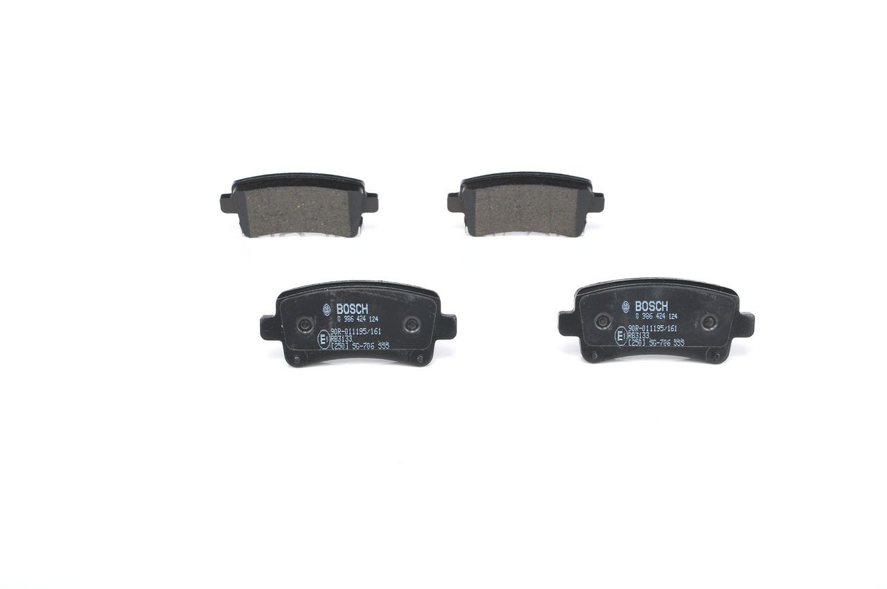 Pastillas de freno traseras 0986424124 Bosch