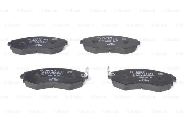 Pastillas de freno 0986424215 Bosch