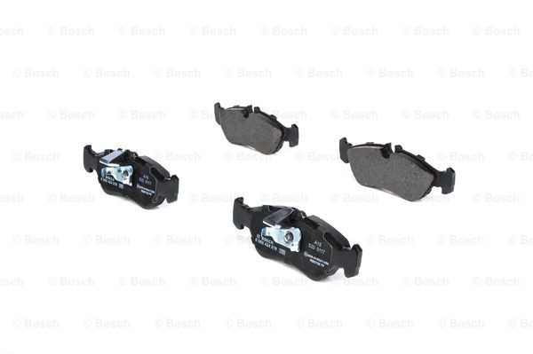 0986424219 Bosch Pastillas freno traseras