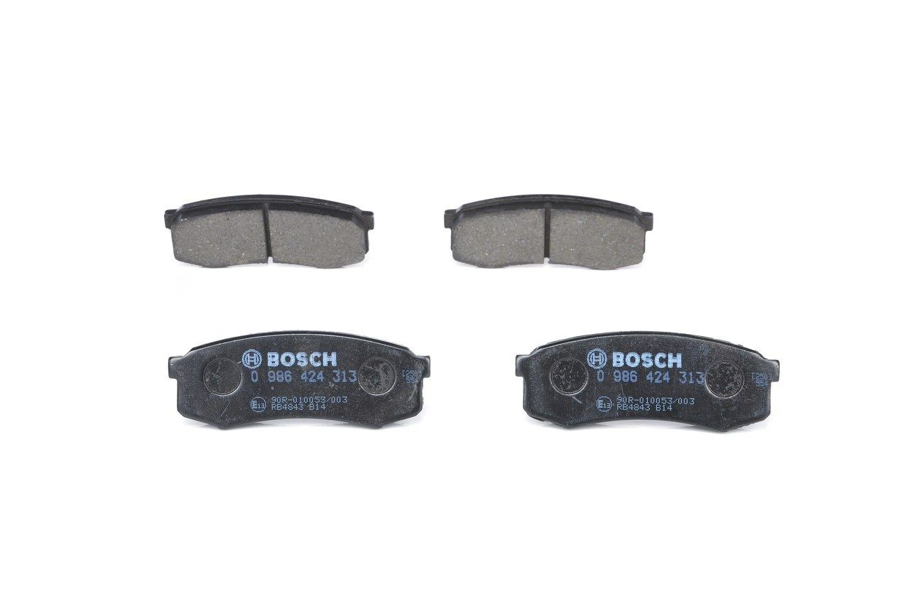 0986424313 Bosch Pastillas freno traseras