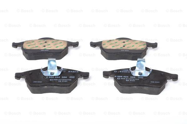 Comprar 0986424360 Bosch Pastillas delanteras de freno