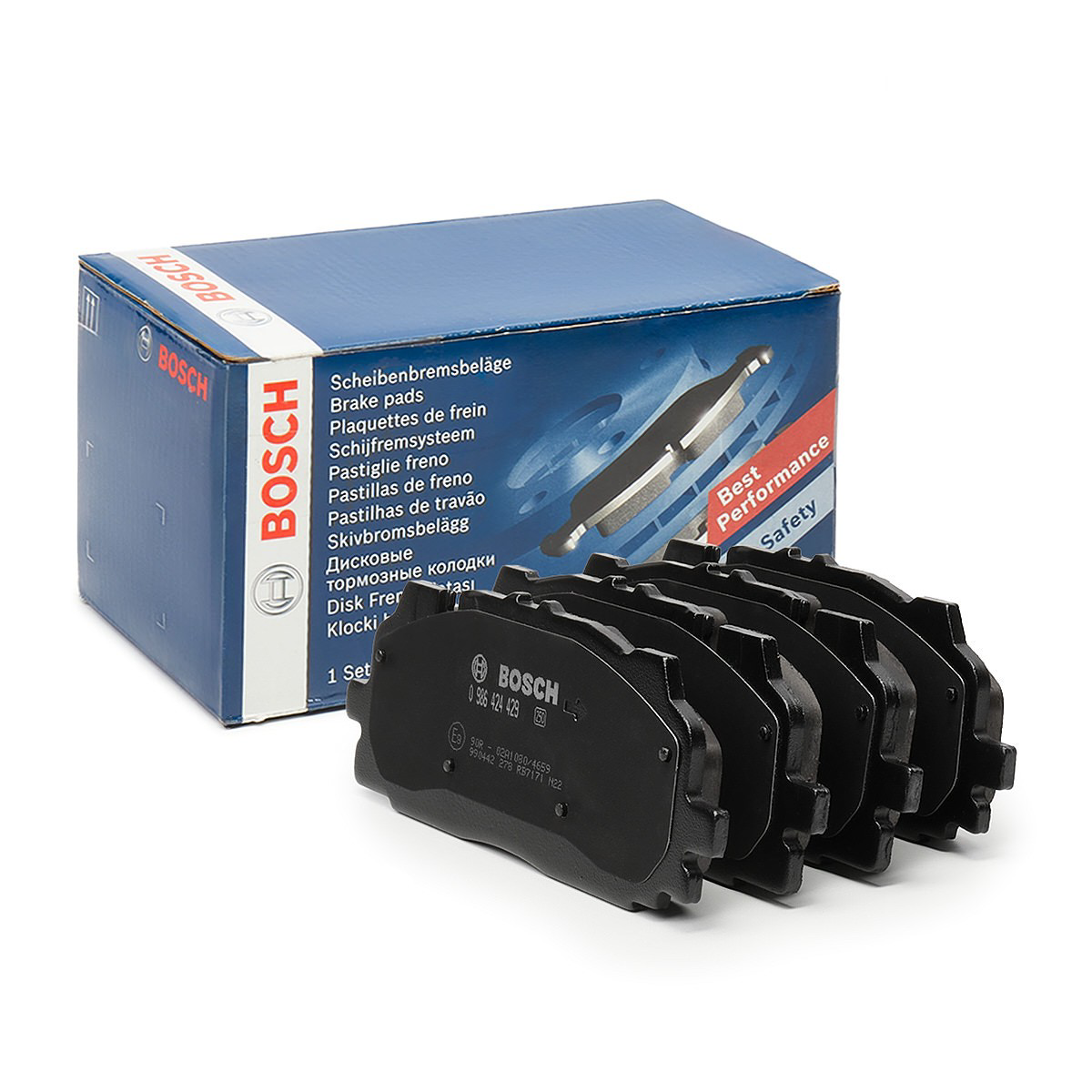Comprar 0986424429 Bosch Pastillas delanteras de freno