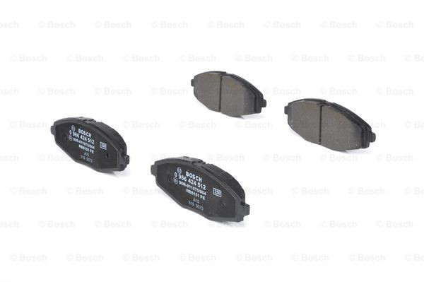 Comprar 0986424512 Bosch Pastillas delanteras de freno