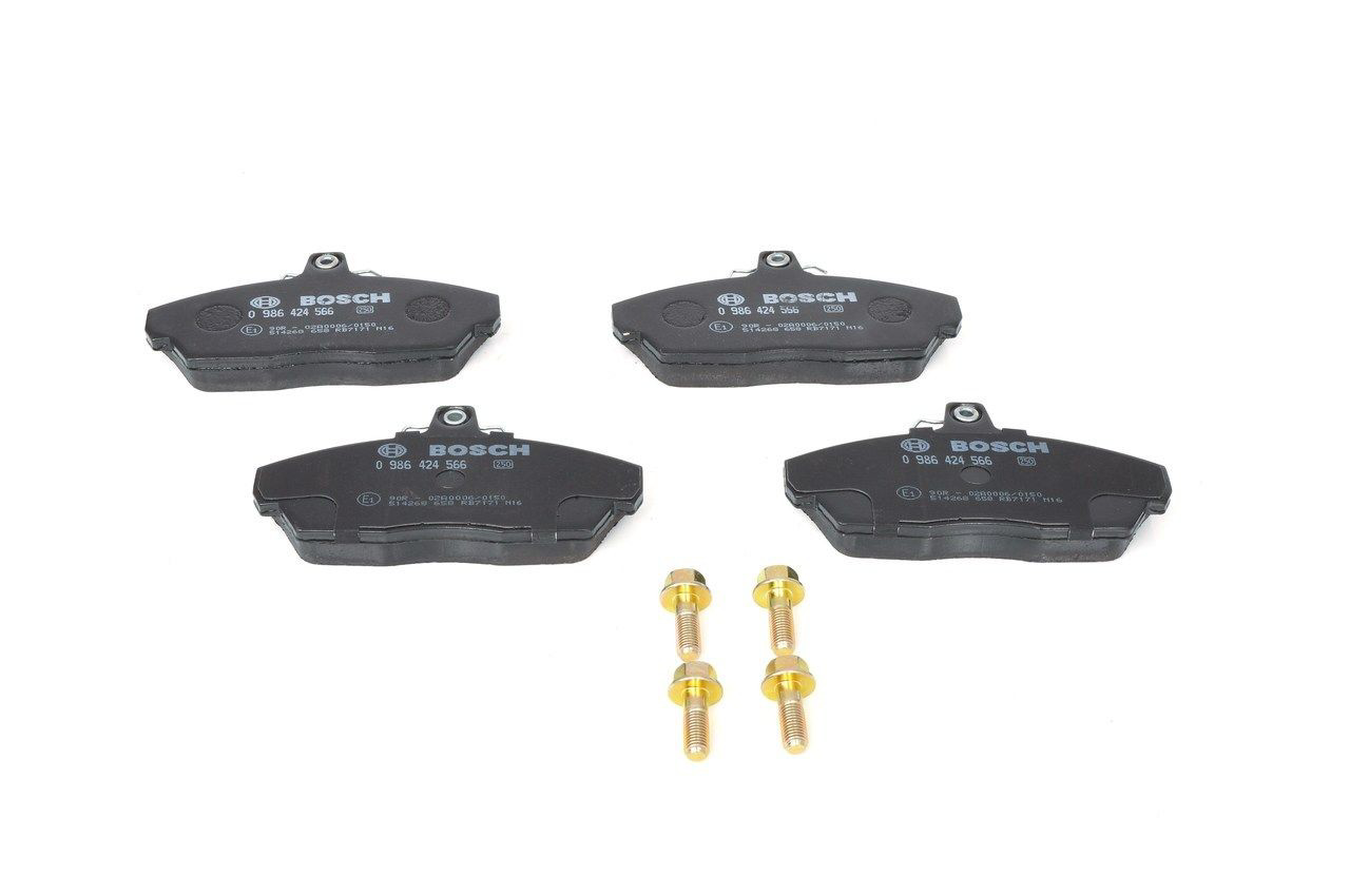 0986424566 Bosch Pastillas delanteras
