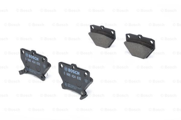 Pastillas de freno traseras 0986424630 Bosch