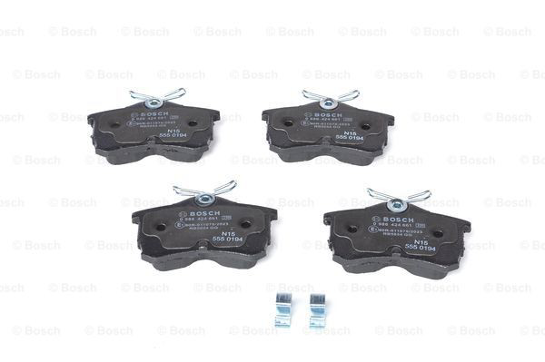 0986424661 Bosch Pastillas freno traseras