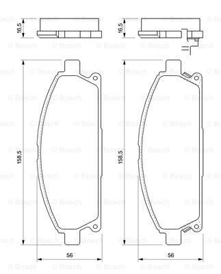 Comprar 0986424715 Bosch Pastillas delanteras de freno