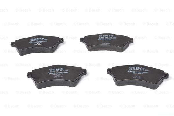 Pastillas freno delanteras Bosch 0986424721 precio, desde 27,03 EUR