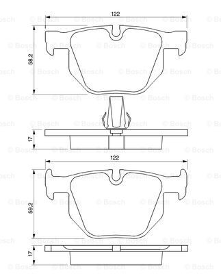 Pastillas traseras de freno Bosch 0986424766 precio, desde 32,60 EUR