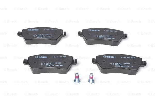 0986424795 Bosch Pastillas delanteras