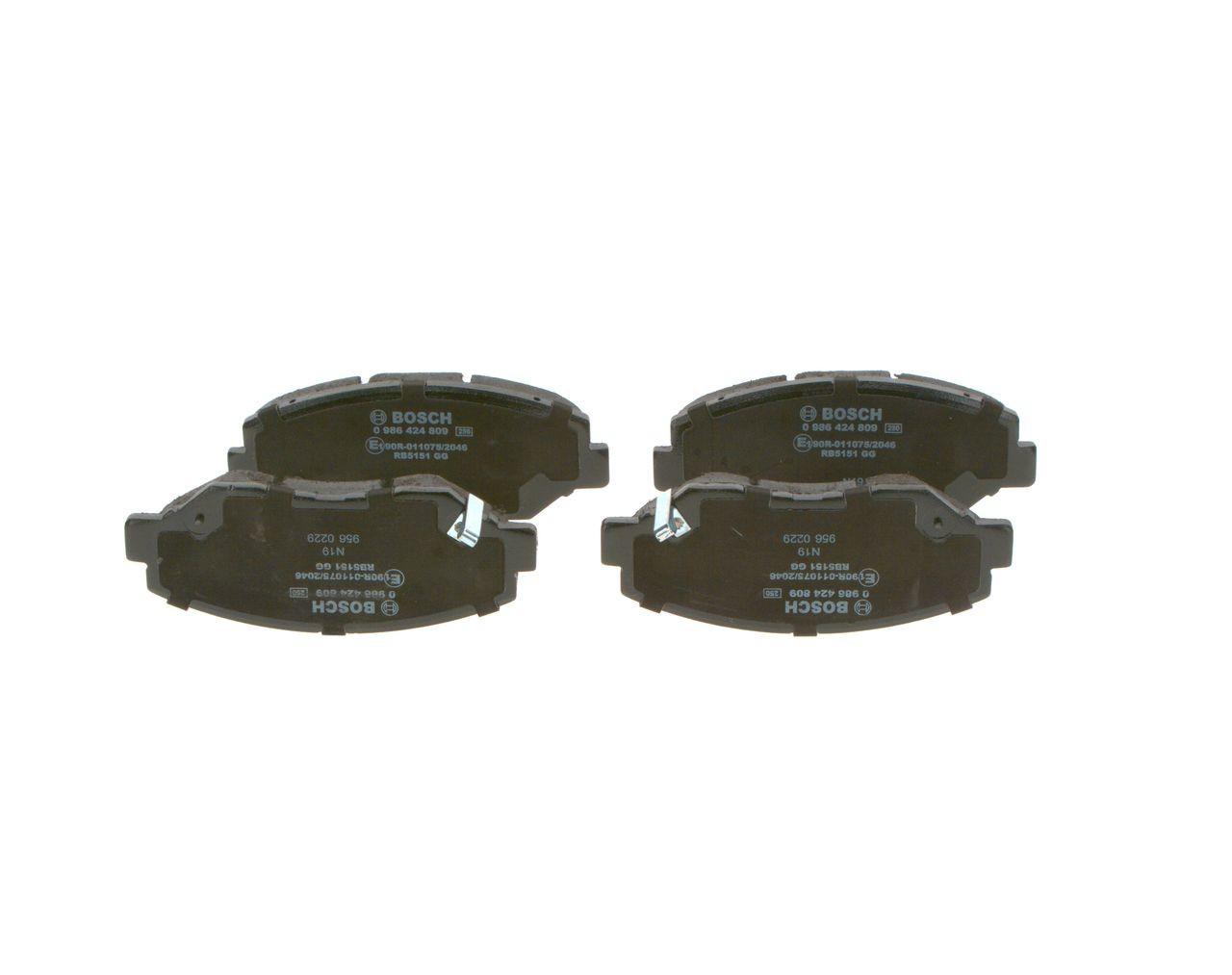 Comprar 0986424809 Bosch Pastillas delanteras de freno