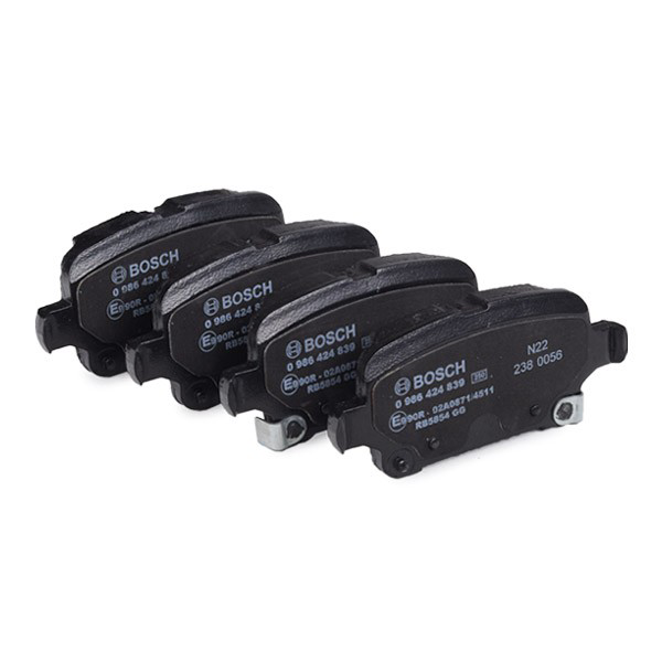 Pastillas traseras de freno Bosch 0986424839 precio, desde 13,36 EUR