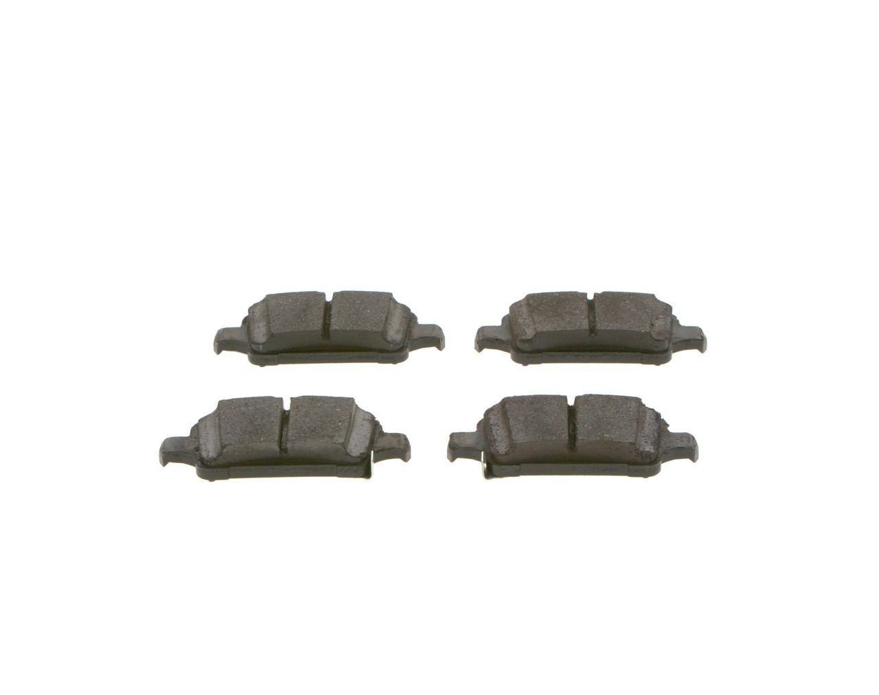 0986424839 Bosch Pastillas freno traseras