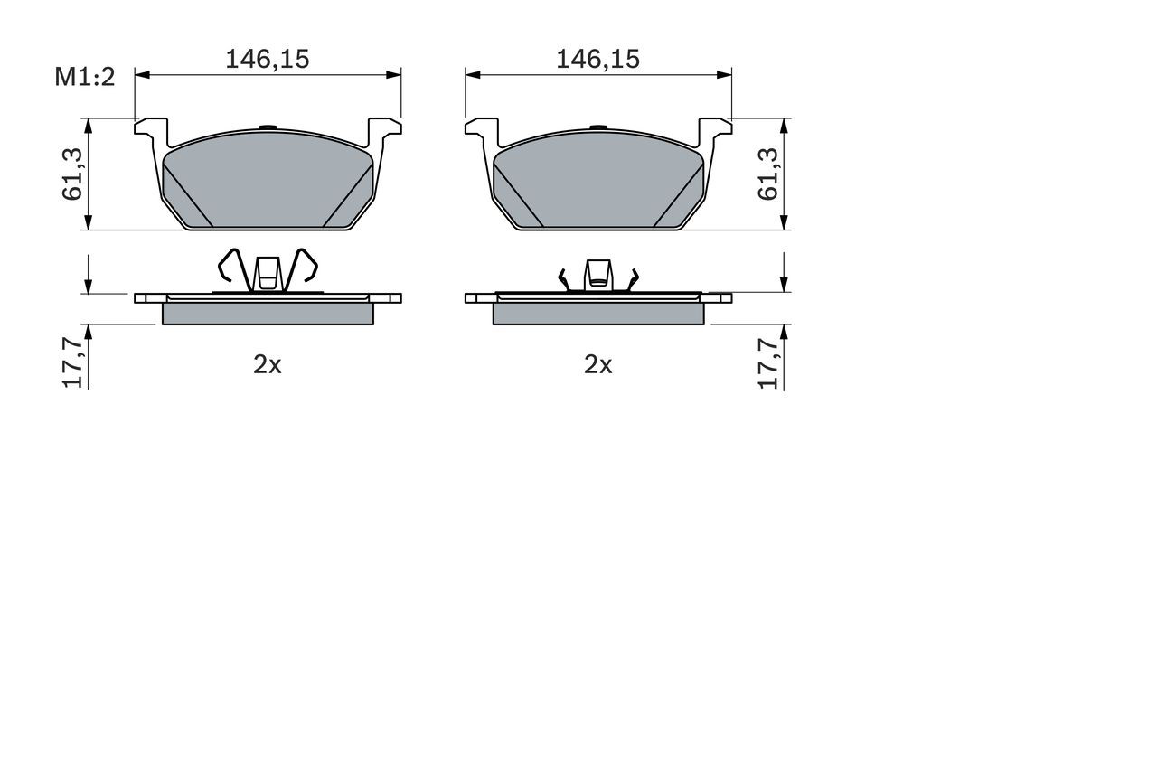 Comprar 0986424846 Bosch Pastillas delanteras de freno