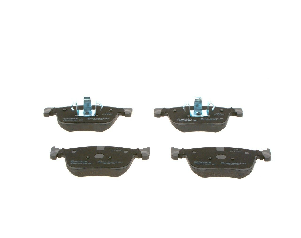 Comprar 0986424860 Bosch Pastillas delanteras de freno