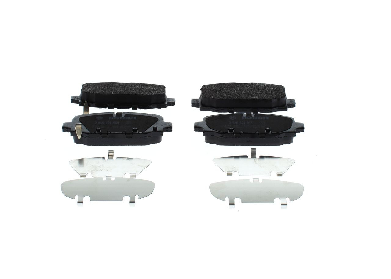 0986424963 Bosch Pastillas freno traseras