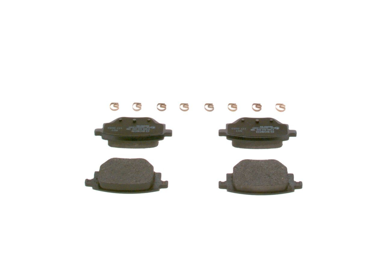 0986424988 Bosch Pastillas freno traseras