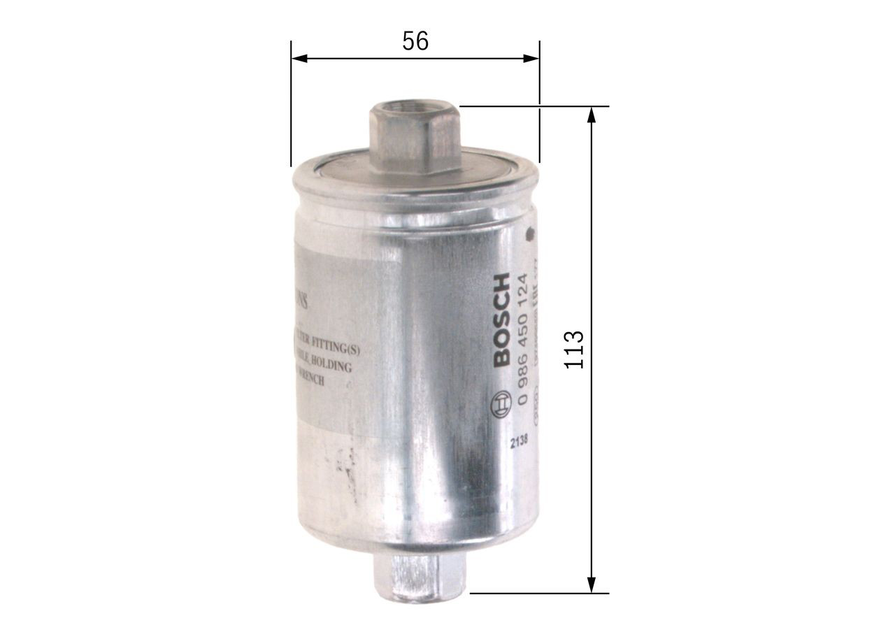 Comprar 0986450124 Bosch Filtro diesel