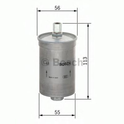 Filtro de combustible 0986450124 Bosch