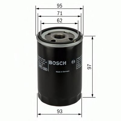 Filtro de aceite Bosch 0986452003 precio, desde 4,01 EUR