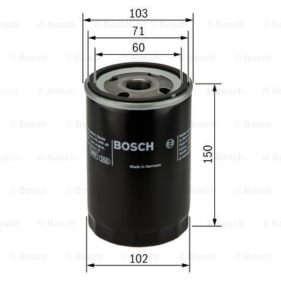 Comprar 0986452063 Bosch Filtros de aceite